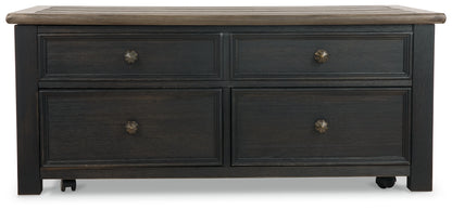 Tyler Creek Coffee Table and 2 End Tables with Console