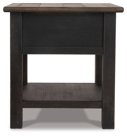 Tyler Creek Coffee Table and 2 End Tables with Console