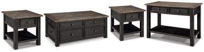 Tyler Creek Coffee Table and 2 End Tables with Console