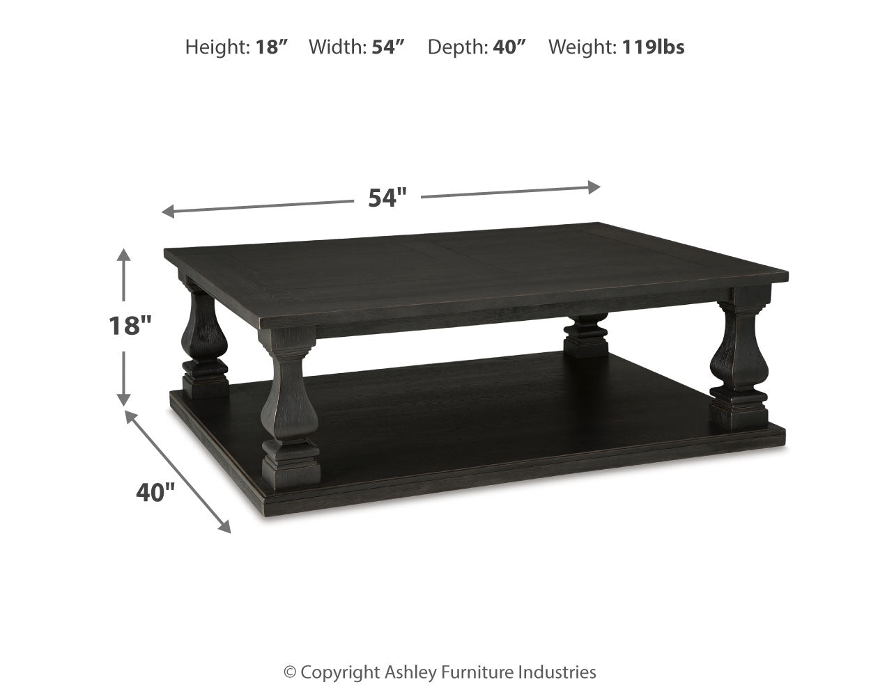 Wellturn Coffee Table and 1 End Table