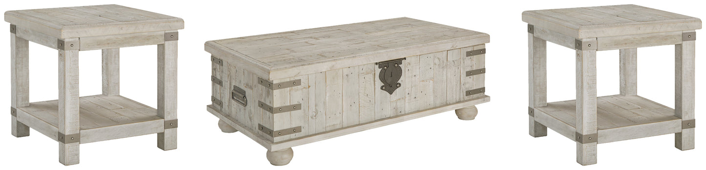 Carynhurst Coffee Table and 2 End Tables