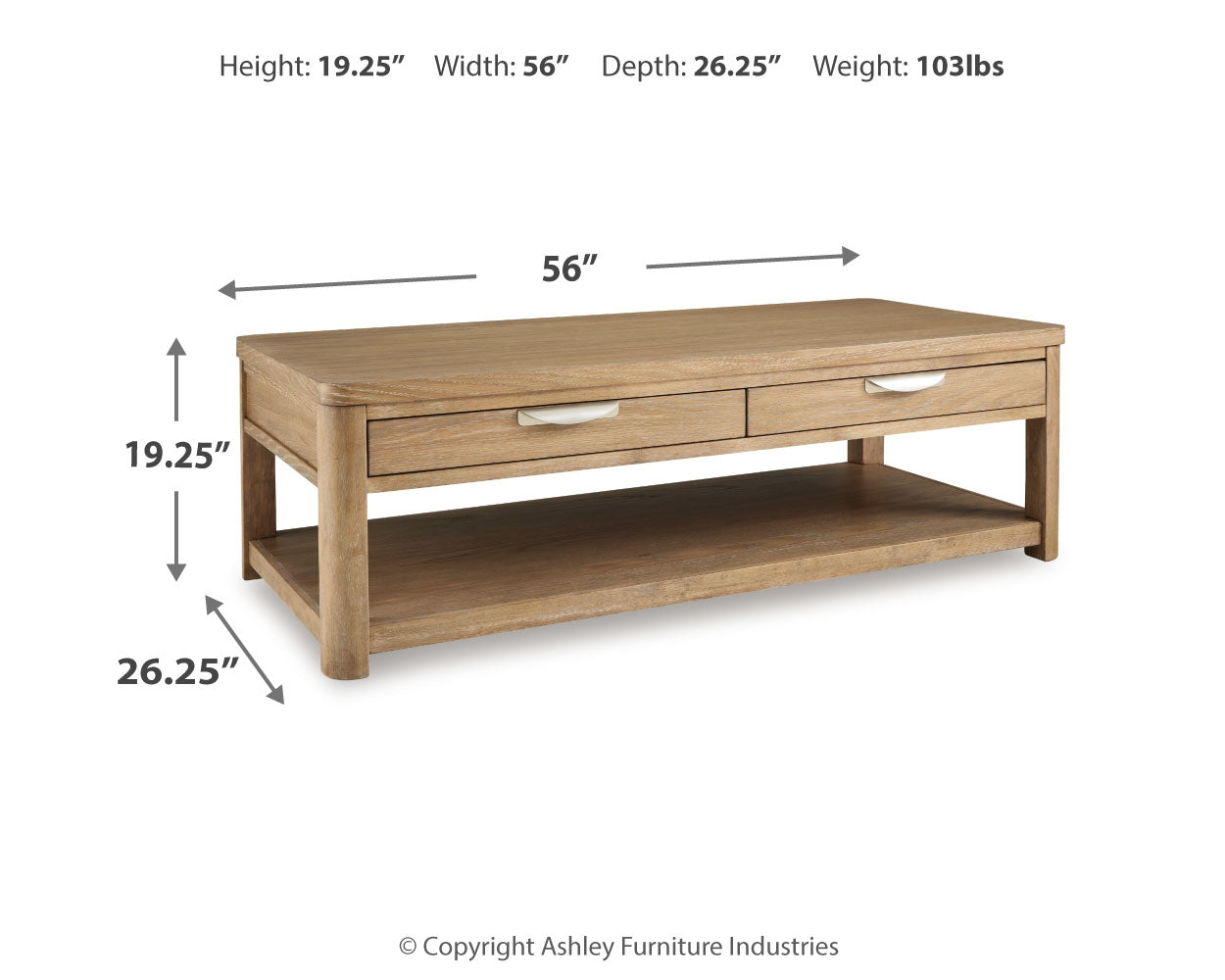 Rencott Coffee Table and 2 End Tables