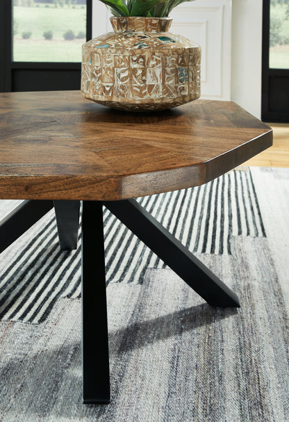 Haileeton Coffee Table and 2 End Tables