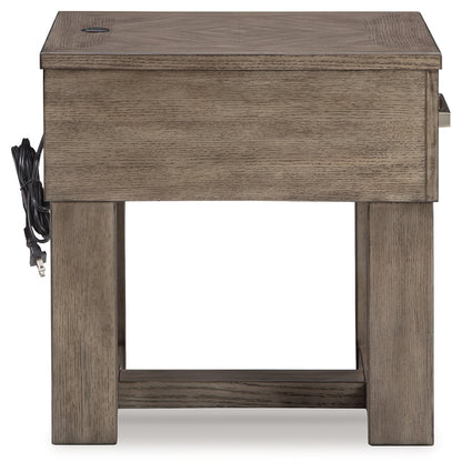 Loyaska Lift-top Coffee Table and 2 End Tables