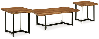 Fortmaine Coffee Table and 2 End Tables