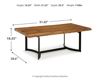 Fortmaine Coffee Table and 2 End Tables