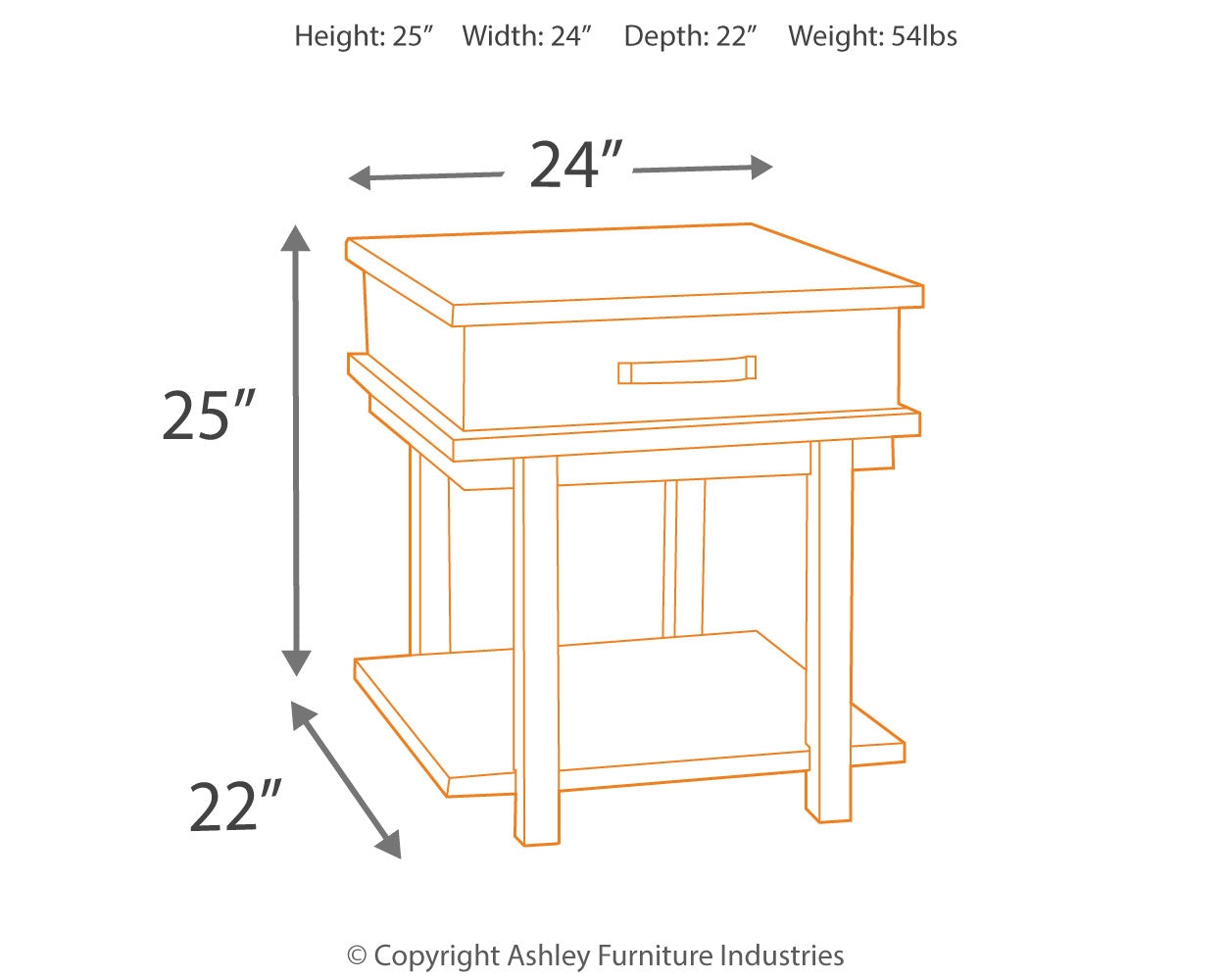 Stanah Coffee Table and 2 End Tables