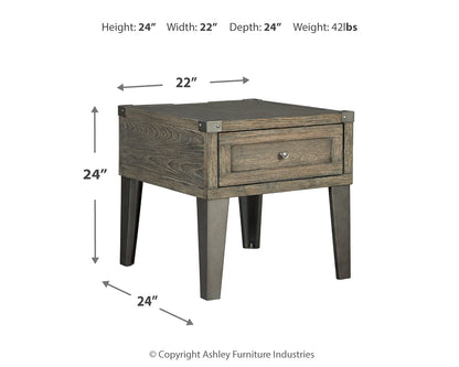 Chazney Lift-top Coffee Table and 2 End Tables