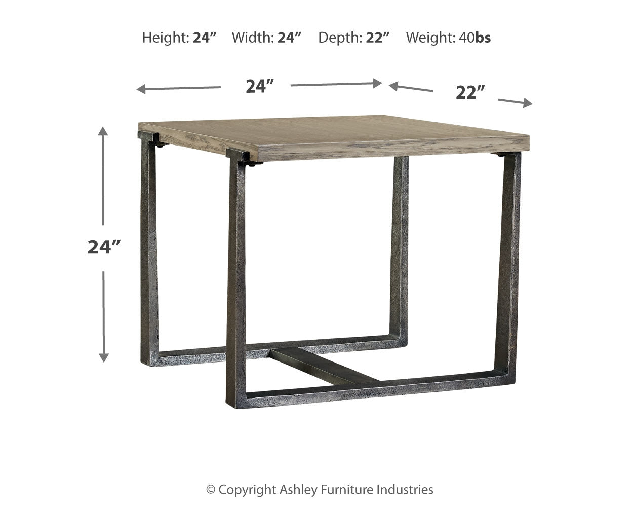 Dalenville Coffee Table and 2 End Tables