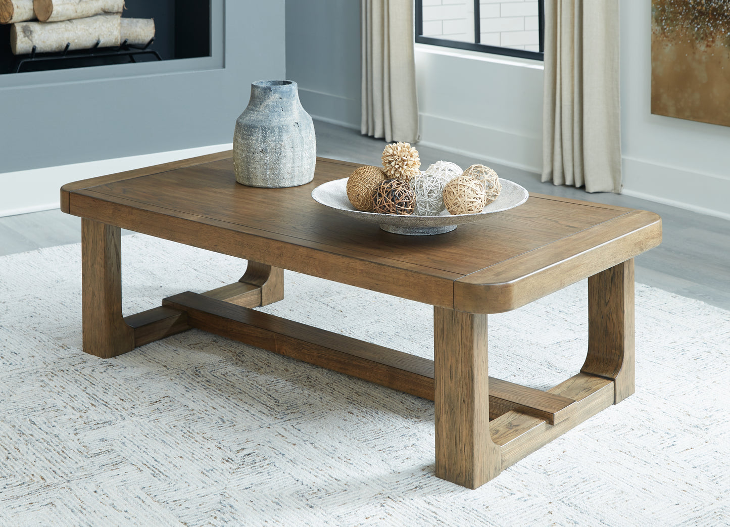 Cabalynn Coffee Table and 2 End Tables