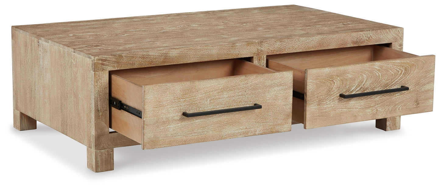 Belenburg Coffee Table and 2 End Tables