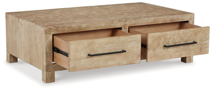 Belenburg Coffee Table and 2 End Tables