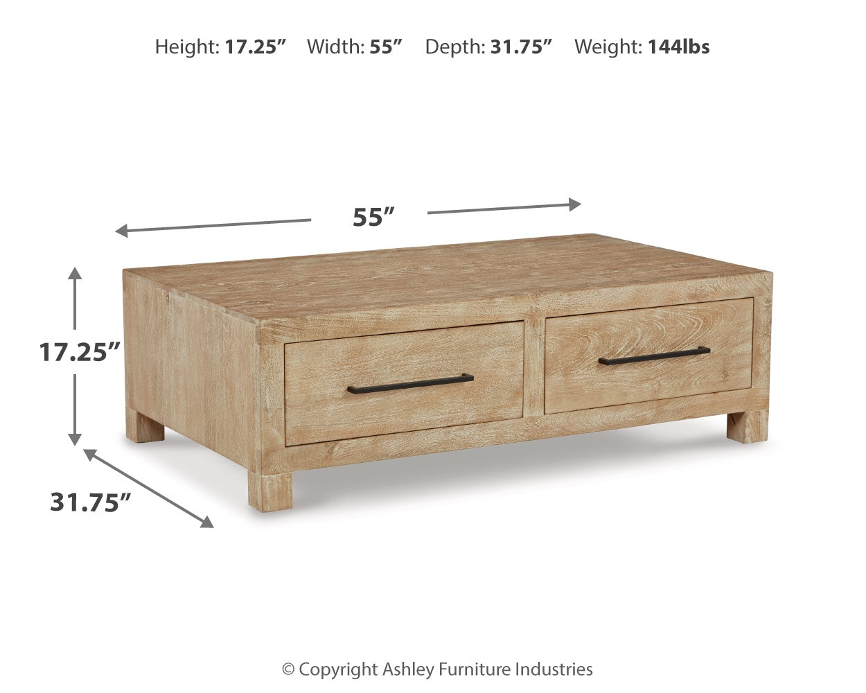 Belenburg Coffee Table and 2 End Tables