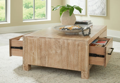 Belenburg Coffee Table and 2 End Tables