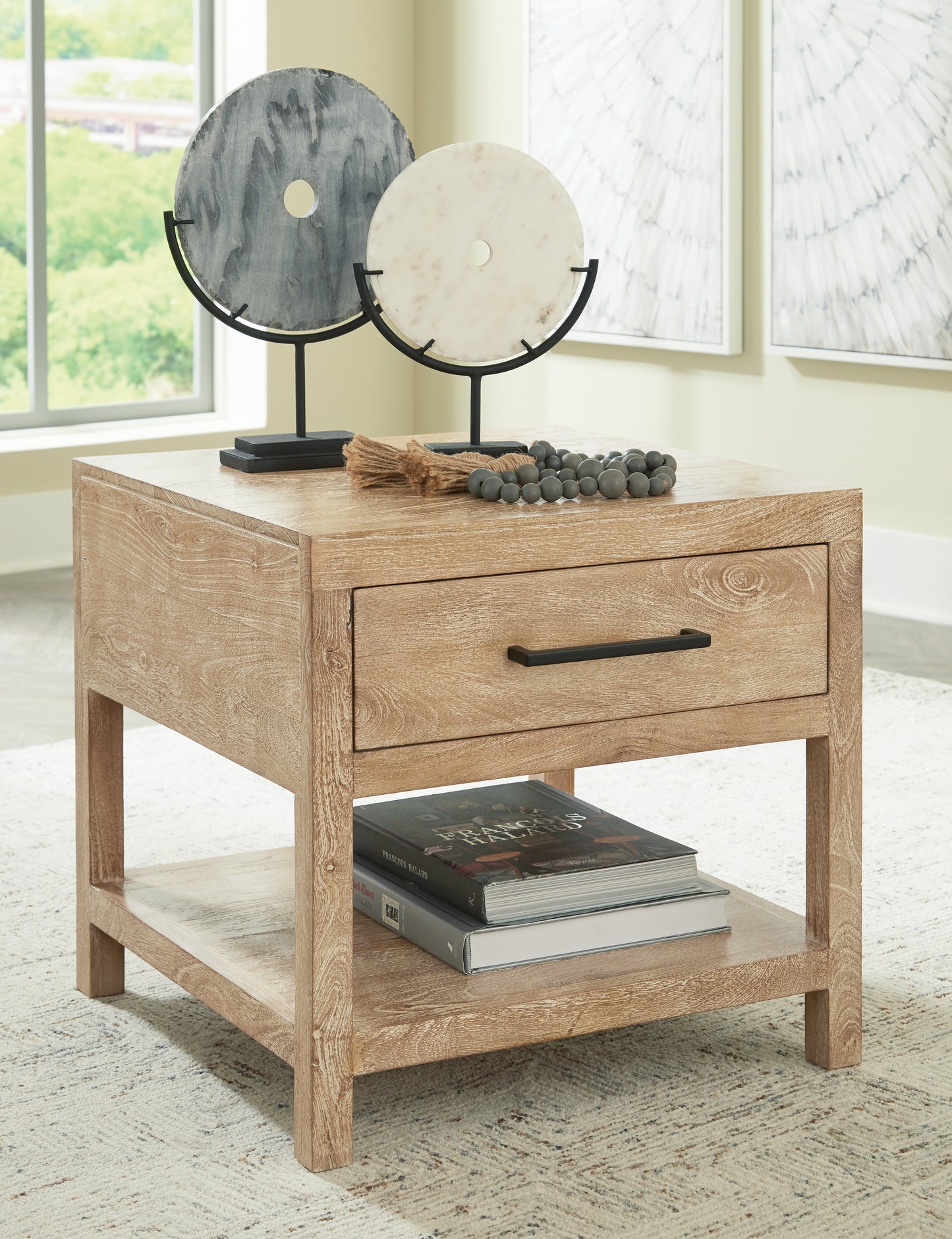 Belenburg Coffee Table and 2 End Tables