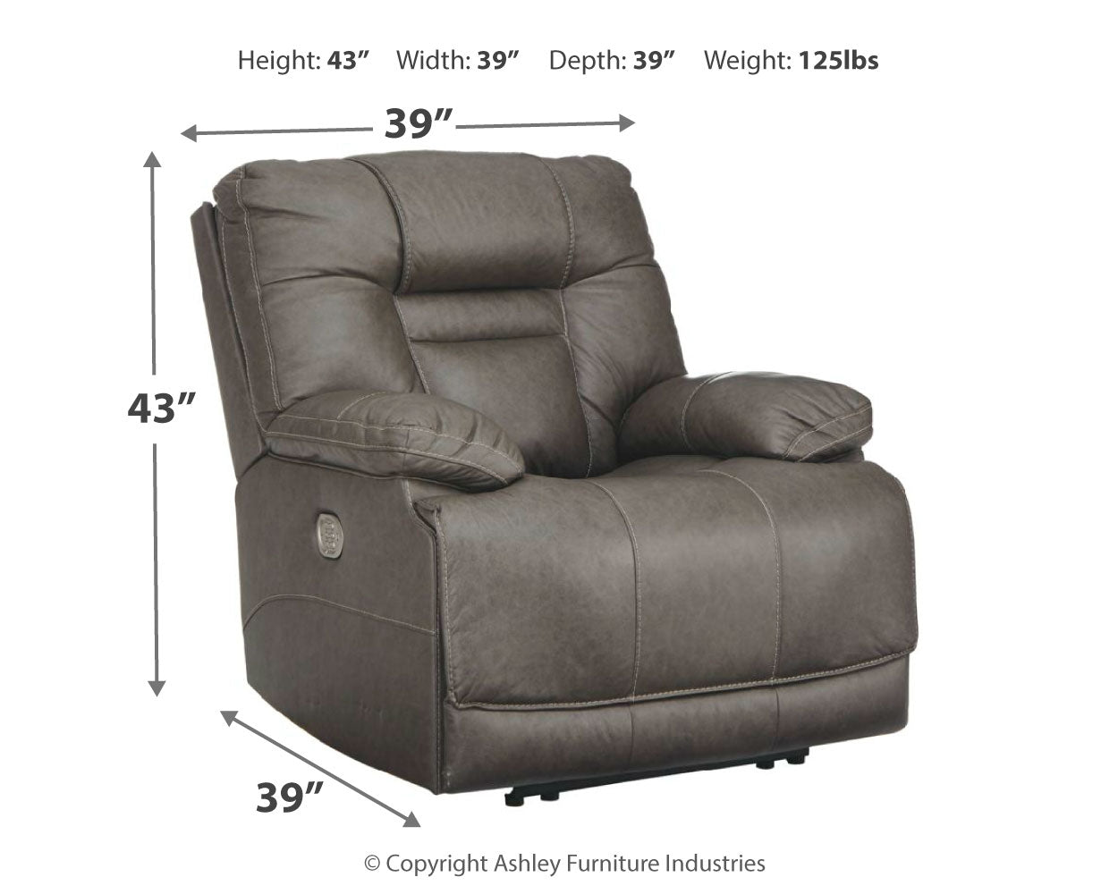 Wurstrow Power Reclining Sofa, Loveseat and Recliner