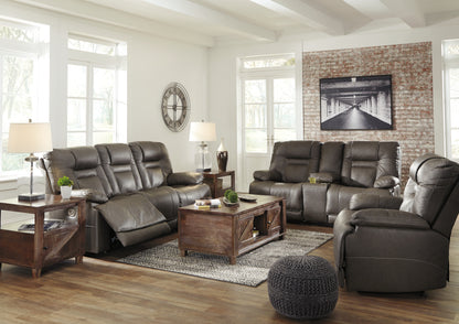 Wurstrow Power Reclining Sofa, Loveseat and Recliner