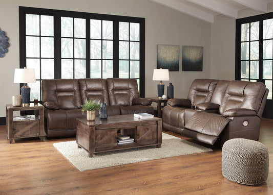 Wurstrow Power Reclining Sofa and Loveseat