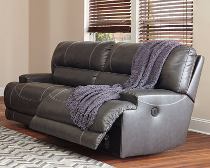 McCaskill Reclining Sofa and Loveseat with Power Recliner