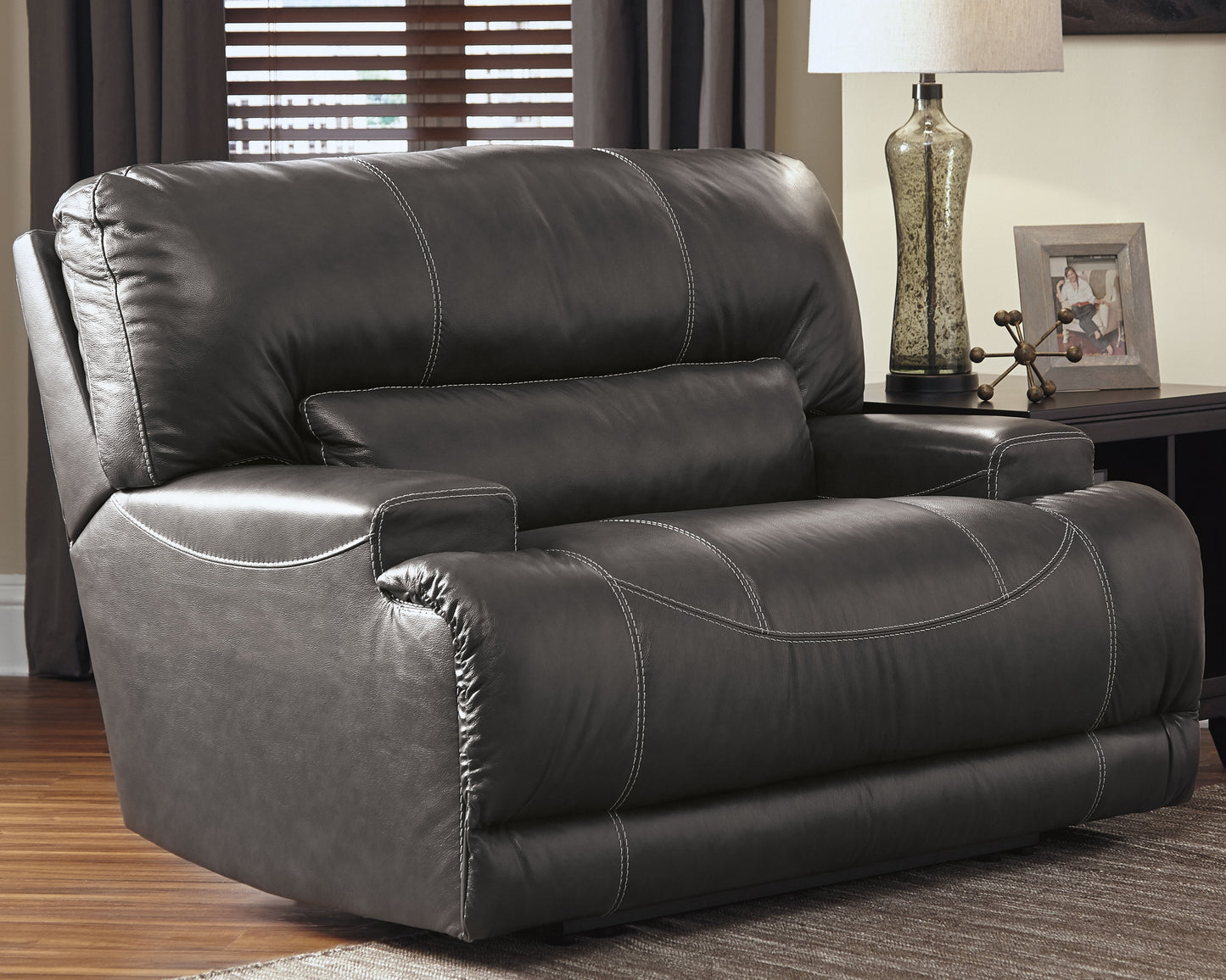 McCaskill Reclining Sofa and Loveseat with Power Recliner