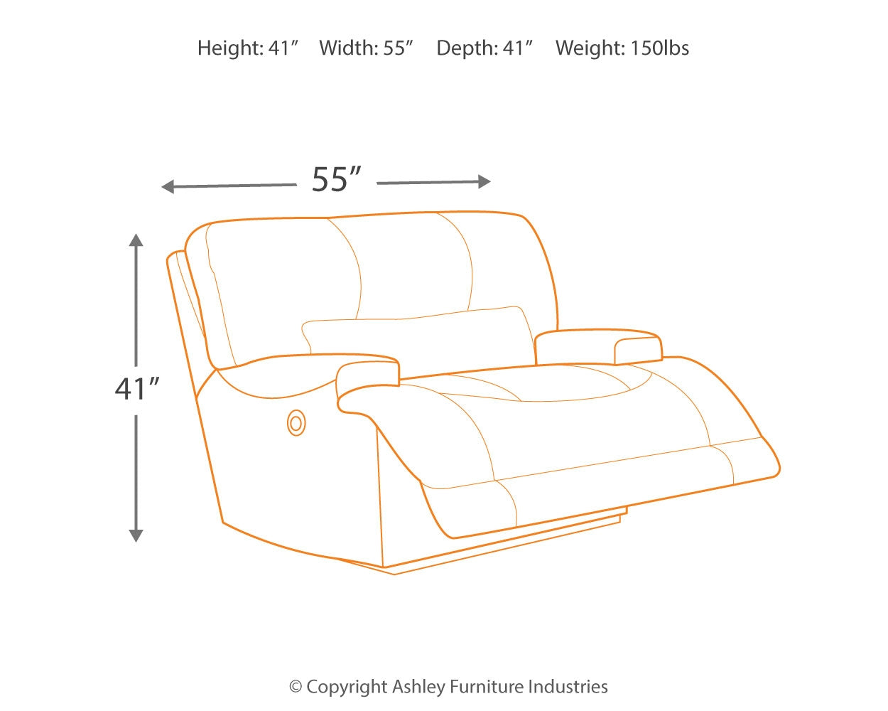 McCaskill Reclining Sofa and Loveseat with Power Recliner