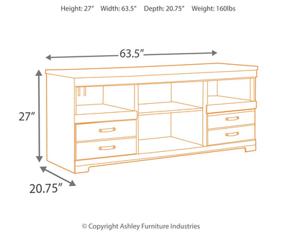 Trinell 63" TV Stand