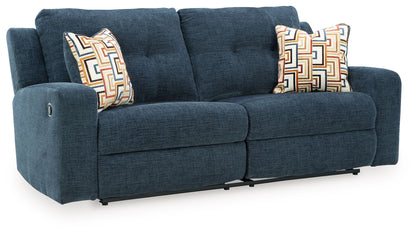 Danum - 2 Seat Reclining Sofa - Fabric - Ink