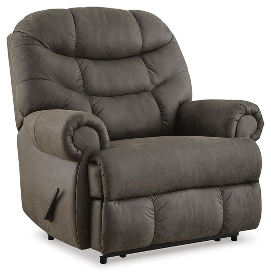 Camera Time - Zero Wall Recliner - Gunmetal - Faux Leather