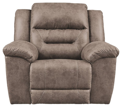 Stoneland - Rocker Recliner - Faux Leather - Fossil