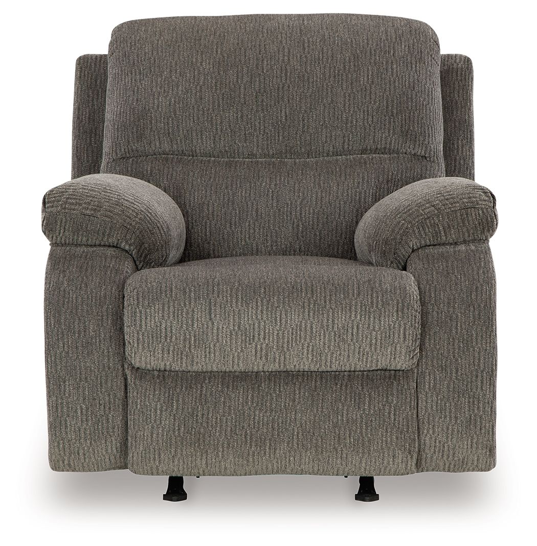 Scranto - Rocker Recliner - Fabric - Brindle
