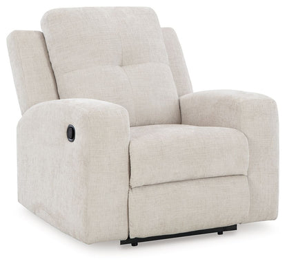 Danum - Zero Wall Recliner - Fabric - Stone