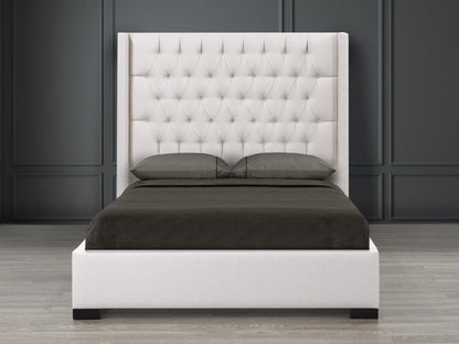 Bella Queen Platform Bed - Beige