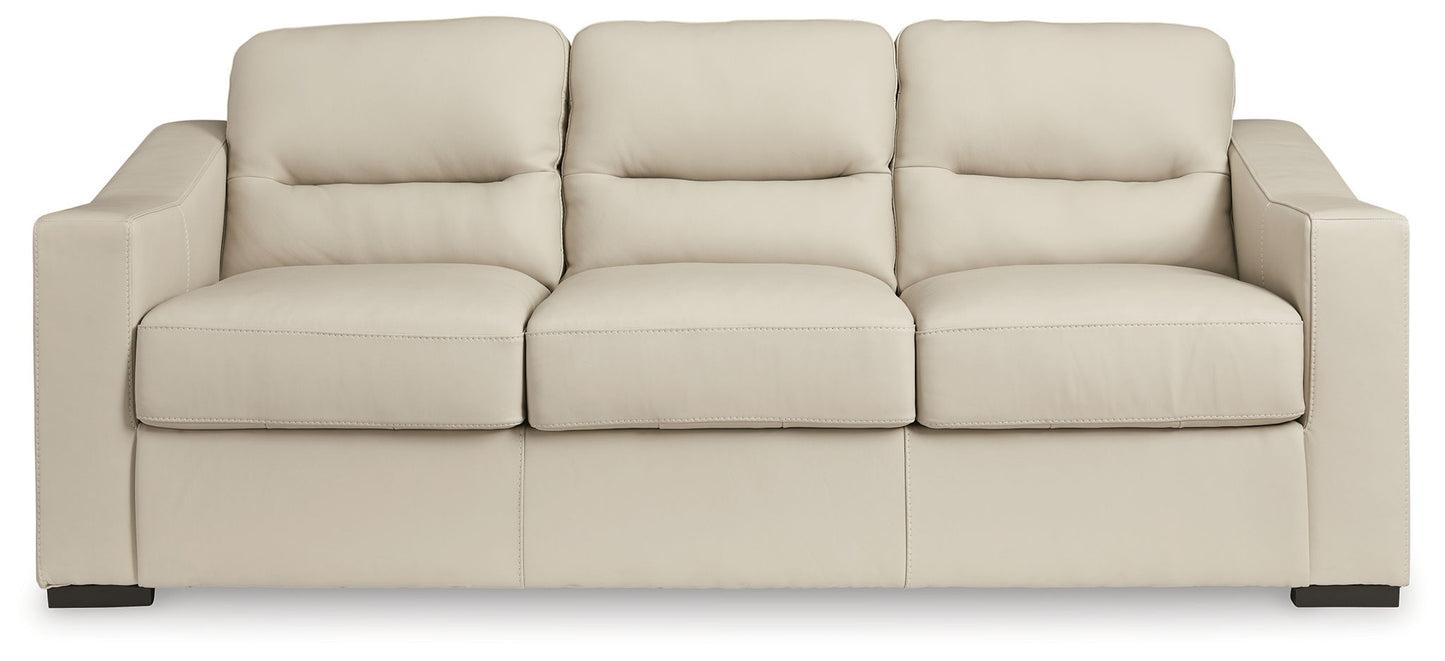 Treasure Trove - Sofa - Leather Match - Almond