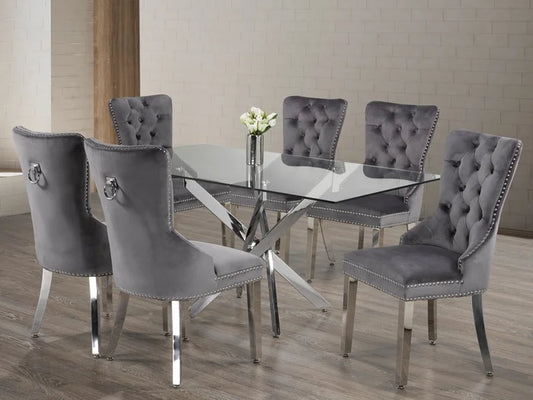 T-1448 C-1260 7pc Dining Set