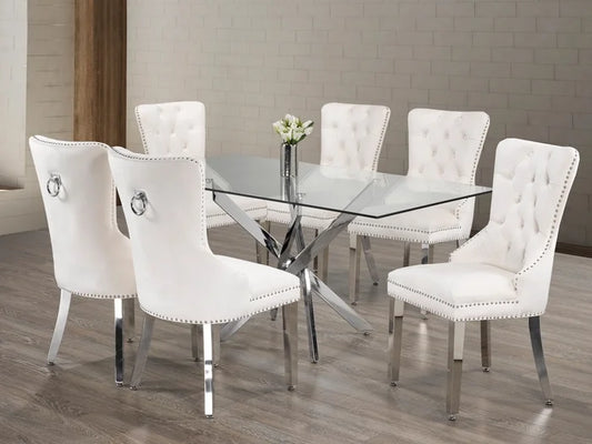 T-1448 C-1263 7pc Dining Set