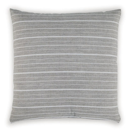 Vernthrone - Pillow (Set of 4) - Taupe / White