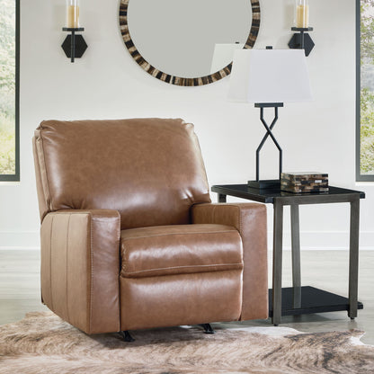 Bolsena - Rocker Recliner - Leather Match - Caramel