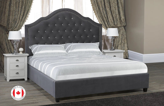 Koalina King Platform Bed - Grey