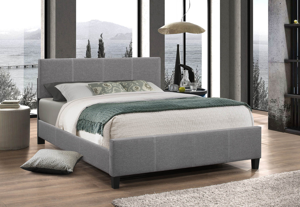 IF-137 platform bed with adjustable height headboard - mrfurnitureandmattress