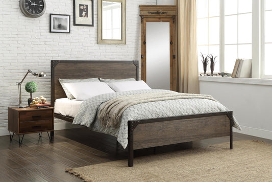 IF-5210 single platform bed with steel frame - mrfurnitureandmattress