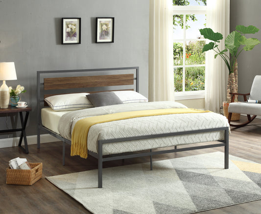 IF-5250 single platform bed with steel frame - mrfurnitureandmattress